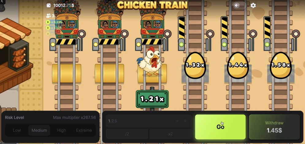 Chicken vs Train Game
