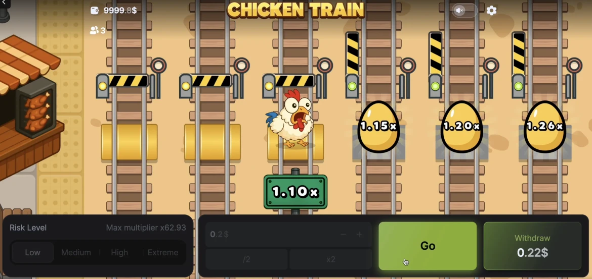Chicken vs Train