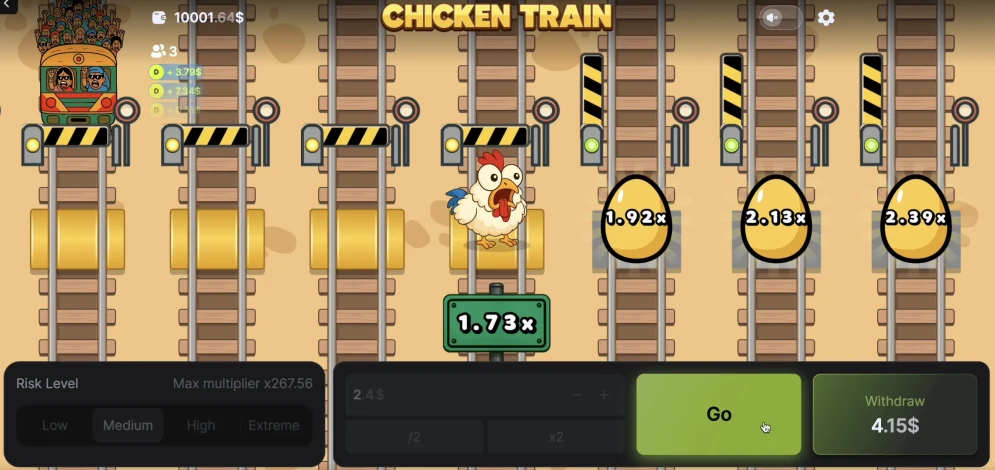 Chicken vs Train Game
